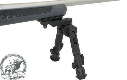 Сошки Leapers UTG 360° для установки на оружие на планку Picatinny (регулируемые, фиксация рычагом)  высота от 13 до 17см #TL-BP02-A