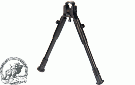 Сошки Leapers UTG для установки на ствол оружия, регулируемые, усиленные, высота от 22 до 26 см #TL-BP08S-A