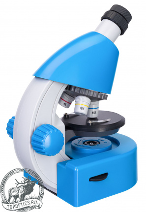 Микроскоп Discovery Micro Gravity синий с книгой