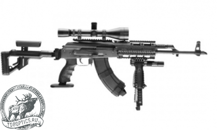 Снайперская пистолетная рукоять FAB Defense SG-1 для АК47/74/Сайга (цвет черный)