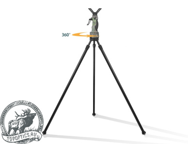 Опора для оружия FieryDeer Gen5 3 ноги (трипод) камуфляжный, высота до 1.8м, поворот основания на 360º