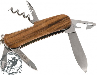 Нож Victorinox Evowood 10 (85 мм 11 функций) дерево #2.3801.63