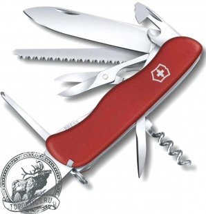 Нож Victorinox Outrider 111 мм (14 функций с фиксатором лезвия) красный #0.8513