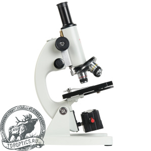 Микроскоп школьный Эврика 40х-640х (зеркало, LED) #28135