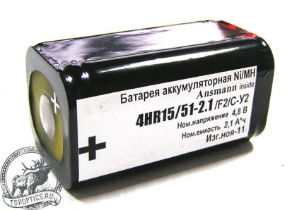 Аккумулятор для ФО 4HR15/51-2.1/F2/С-У2 4.8В