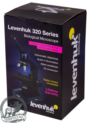 Микроскоп Levenhuk 320 BASE, монокулярный #73811