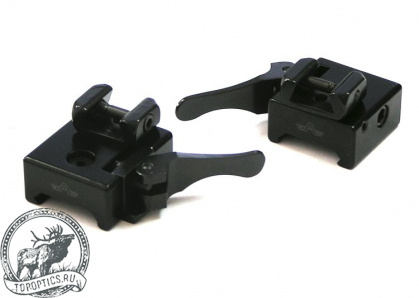 Откидной кронштейн с регулируемыми рычагами Apel на Weaver - LM-призма (BH 12 мм) #365-20800