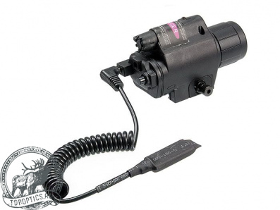 Тактический фонарь Veber ML1-R с красным лазерным целеуказателем