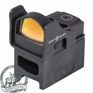 Коллиматорный прицел Sightmark Mini Shot Pro Spec Reflex sight 5МОА Weaver зеленая точка #SM26007