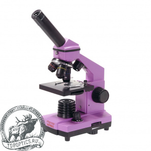 Микроскоп Микромед школьный Эврика 40х-400х в кейсе (аметист) #25448