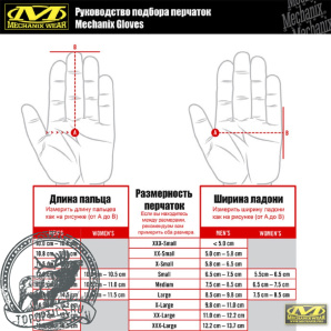 Перчатки MECHANIX M-Pact 3 Covert (black) XL