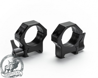 Быстросъемные кольца Contessa 30мм на Picatinny BH=8мм сталь #SPP02/A/SR