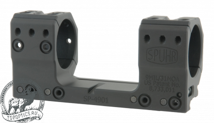 Тактический кронштейн SPUHR D34мм для установки на Picatinny H30мм наклон 9MIL/30.9MOA #SP-4901