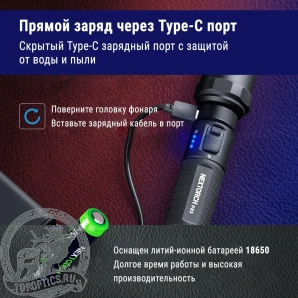 Фонарь Nextorch P83, 1300 люмен 