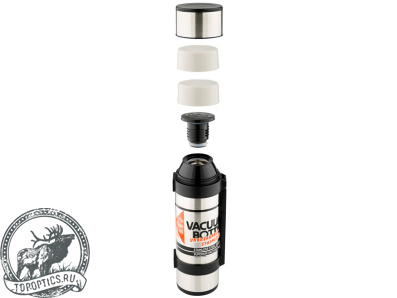 Термос для напитков THERMOS NCB-1800 Rocket Bottle 1.8L, стальной/чёрный #835681