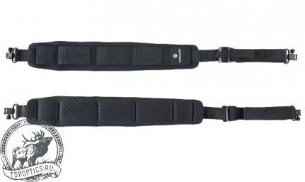 Ремень для ружья Vanguard нейлоновый/неопреновый (с антабками, чёрный) #HUGGER 110C