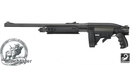 Приклад на помповые ружья Remington, Winchester, Mossberg, Maverick складной телескопический с пистолетной рукоятью #A.1.10.1135