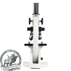 Микроскоп школьный Эврика 40х-640х (зеркало, LED) #28135