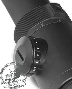 Оптический прицел Vixen 1-4x24 (Duplex) с подсветкой