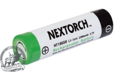 Аккумуляторная литиевая батарейка NexTORCH NT18650 в блистере 2200mah #NT18650
