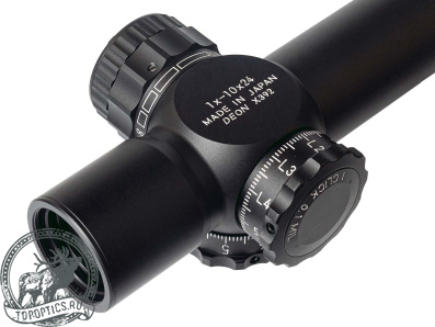 Оптический прицел March-F 1-10x24 Shorty DR-1 FFP+SFP 30мм, с кронштейном #D10SV24FDIML_P DR-1