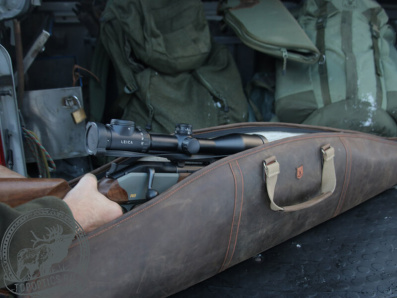 Чехол Riserva для винтовки с прицелом 120/25 см, кожа #R3036-120