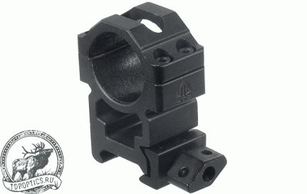 Кольца Leapers UTG быстросъемные 25,4 мм / Weaver (высокие) с винтовым зажимом #RG2W1204