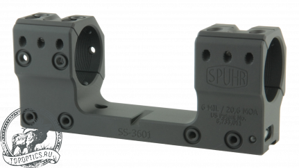 Тактический кронштейн SPUHR D30мм для установки на 11mm (Sauer STR) H35мм наклон 6MIL/ 20.6MOA #SS-3601