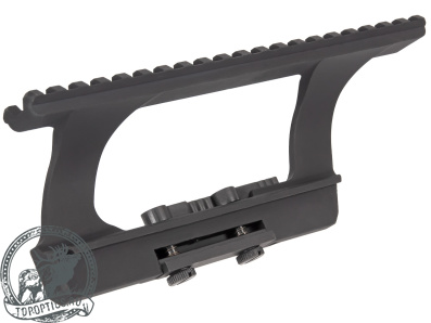 Быстросъёмный боковой кронштейн GTS Q.123 Picatinny для СВД/Тигр низкий