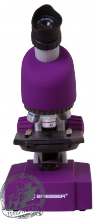 Микроскоп Bresser Junior 40x-640x фиолетовый #70121