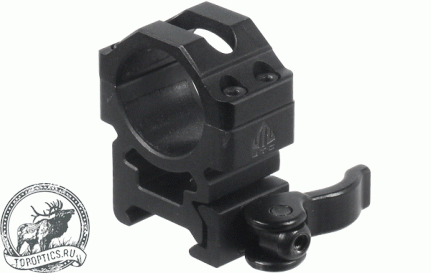 Кольца Leapers UTG быстросъемные 25,4 мм / Picatinny (Weaver) (средние) с рычажным зажимом #RQ2W1154
