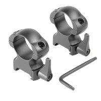 Кольца для прицела Veber 2521 HS быстросъемные BH=14.5мм (сталь)