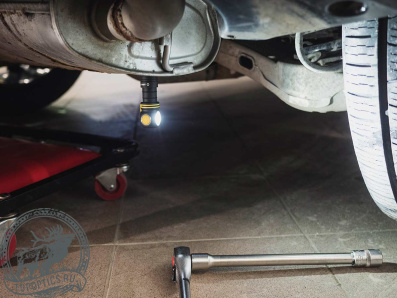 Фонарь налобный-мульти Armytek Elf C1 USB-C (1000 lm, белый, до 103м, 1x18350, IP68)