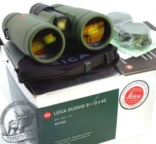 Бинокль Leica Duovid 8-12x42 зеленый