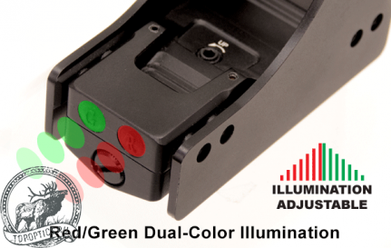Коллиматорный прицел Leapers UTG 3.9" Red/Green Circle Dot Reflex Sight #SCP-RDM39CDQ