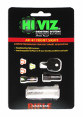Мушка HiViz для АК (сайга, тигр, вепрь), в комплекте 2 зелёных и 2 красных оптоволокна	#AK2010