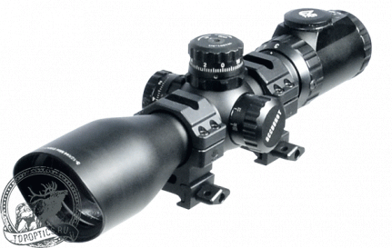 Оптический прицел Leapers Accushot Tactical 3-12x44 Compact (MilDot с подсветкой) #SCP3-UGM312AOIEW
