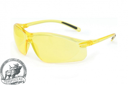 Открытые защитные очки HONEYWELL А700 желтые с покрытием от царапин и запотевания #1015441