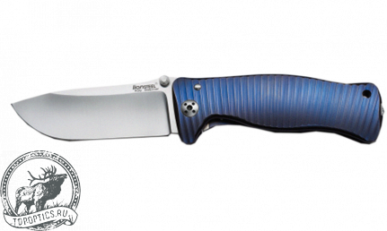 Нож LionSteel SR2 Mini (лезвие 78 мм, рукоять титан, фиолетовая) #SR2 V