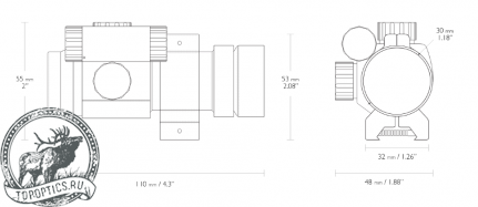 Коллиматорный прицел Hawke Sport Dot 1x30 4MOA