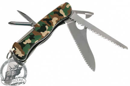 Нож перочинный Victorinox Trailmaster One Hand 111 мм (12 функций "Camouflage") #0.8463.MW94