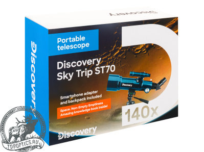 Телескоп Levenhuk Discovery Sky Trip ST70 с книгой #77867