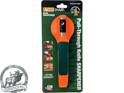Точилка для ножей AccuSharp Pull-Through, оранжевый/зелёный #039C