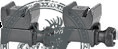 Откидной кронштейн Apel на Weaver - шина Zeiss (BH 15 мм) #1264-13800