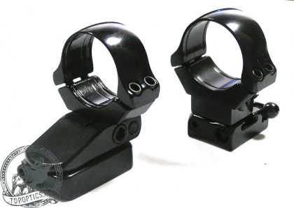 Быстросъемный поворотный кронштейн Apel на Benelli Argo - кольца 30 мм (BH 19мм, вынос 26 мм) #304-05273