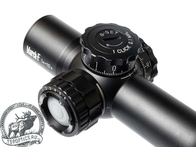 Оптический прицел March-F 1-10x24 Shorty DR-1 FFP+SFP 30мм, с кронштейном #D10SV24FDIML_P DR-1