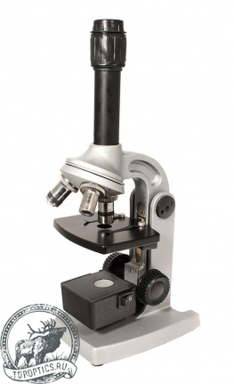 Микроскоп Юннат 2П-3 с подсветкой Серебристый
