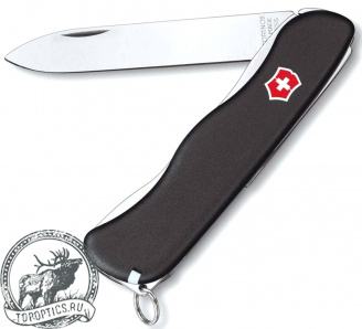 Нож Victorinox Sentinel 111 мм (4 функции с фиксатором лезвия) черный #0.8413.3