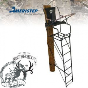 Лабаз с лестницей Ameristep, приставной к дереву, высота 5,48 м Brotherhood DLX Ladder, RT AP #9715A
