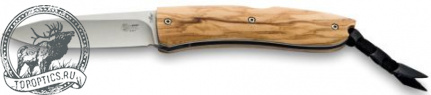 Нож LionSteel Opera D2 (лезвие 74 мм, рукоять оливковое дерево) #8800 UL
